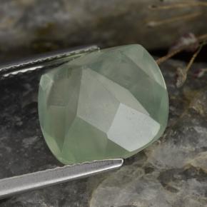 Prehnite Gemstone in 11.9 x 11.9 mm Size for Sale, Prehnite Stone in Green Color