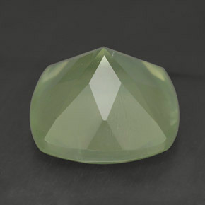 Prehnite Gemstone in 11.9 x 11.9 mm Size for Sale, Prehnite Stone in Green Color