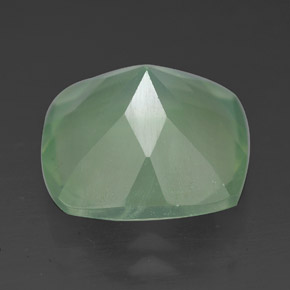 Prehnite Gemstone in 12 x 12 mm Size for Sale, Prehnite Stone in Green Color