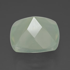 Prehnite Gemstone in 12.1 x 12.1 mm Size for Sale, Prehnite Stone in Green Color