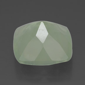 Prehnite Gemstone in 12 x 12 mm Size for Sale, Prehnite Stone in Green Color