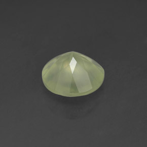 Prehnite Gemstone in 8 mm (calibrated) Size for Sale, Prehnite Stone in Green Color