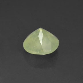 Prehnite Gemstone in 8 mm (calibrated) Size for Sale, Prehnite Stone in Green Color