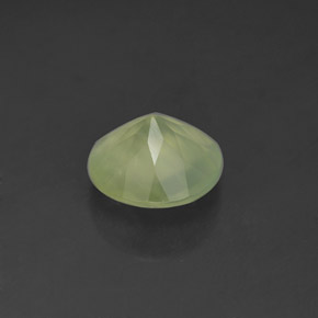 Prehnite Gemstone in 8 mm (calibrated) Size for Sale, Prehnite Stone in Green Color