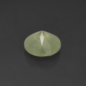 Prehnite Gemstone in 8 mm (calibrated) Size for Sale, Prehnite Stone in Green Color