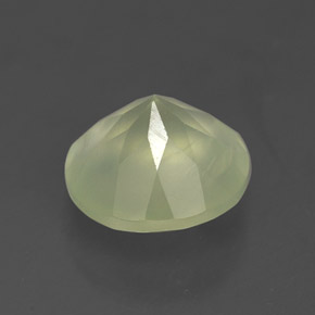 Prehnite Gemstone in 8 mm (calibrated) Size for Sale, Prehnite Stone in Green Color