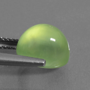 Prehnite Gemstone in 9.6 x 7.6 mm Size for Sale, Prehnite Stone in Green Color