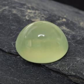 3.01 ct Green Prehnite Stone, Natural Prehnite in Oval Cabochon Shape for Sale