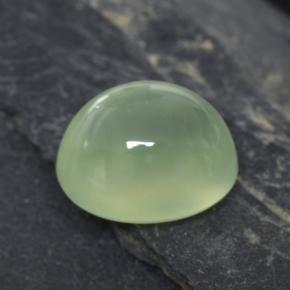 2.90 ct Green Prehnite Stone, Natural Prehnite in Oval Cabochon Shape for Sale