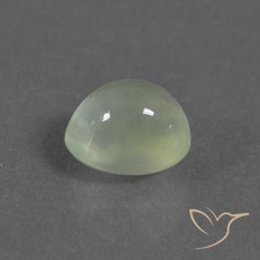 2.23 ct Green Prehnite Stone, Natural Prehnite in Oval Cabochon Shape for Sale