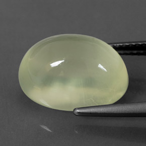 Prehnite Gemstone in 14 x 10 mm (calibrated) Size for Sale, Prehnite Stone in Green Color
