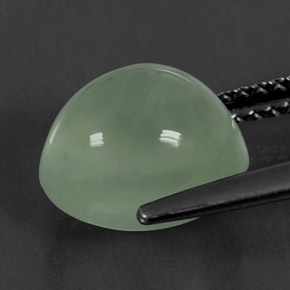 Prehnite Gemstone in 10 x 8 mm (calibrated) Size for Sale, Prehnite Stone in Green Color