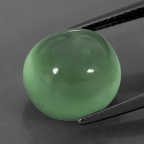 Prehnite Gemstone in 12 x 11.3 mm Size for Sale, Prehnite Stone in Green Color