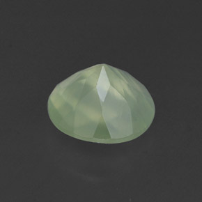 Prehnite Gemstone in 8 mm (calibrated) Size for Sale, Prehnite Stone in Green Color