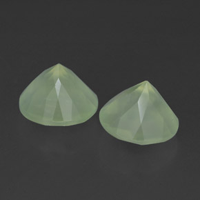 Prehnite Gemstone in 8 mm (calibrated) Size for Sale, Prehnite Stone in Green Color