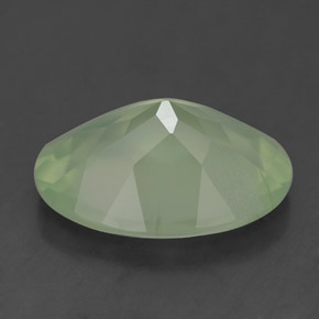 Prehnite Gemstone in 14 x 10 mm (calibrated) Size for Sale, Prehnite Stone in Green Color