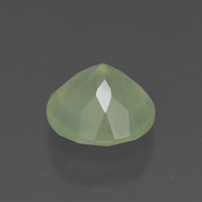 Prehnite Gemstone in 8 mm (calibrated) Size for Sale, Prehnite Stone in Green Color