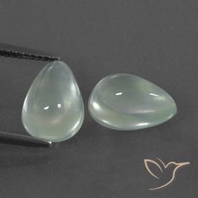 6.6 ct Pear Prehnite, 10.9 x 7.6 mm From South Africa, Photo A