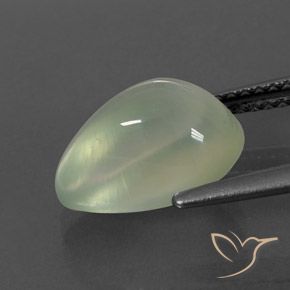 Prehnite Gemstone in 12 x 8 mm (calibrated) Size for Sale, Prehnite Stone in Olive Green  Color