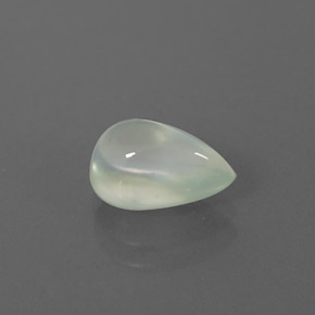 2.08 ct Green Prehnite Stone, Natural Prehnite in Pear Cabochon Shape for Sale