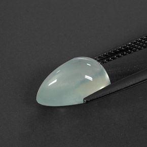 Prehnite Gemstone in 12 x 8 mm (calibrated) Size for Sale, Prehnite Stone in Green Color
