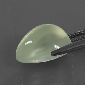 Prehnite Gemstone in 12 x 8 mm (calibrated) Size for Sale, Prehnite Stone in Green Color