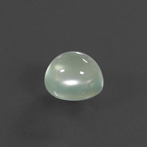 3.58 ct Green Prehnite Stone, Natural Prehnite in Oval Cabochon Shape for Sale