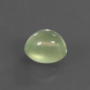 2.48 ct Green Prehnite Stone, Natural Prehnite in Oval Cabochon Shape for Sale