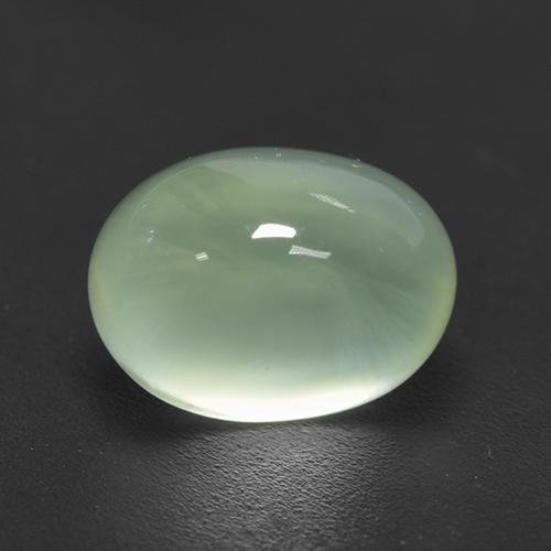 2.70 ct Green Prehnite Stone, Natural Prehnite in Oval Cabochon Shape for Sale