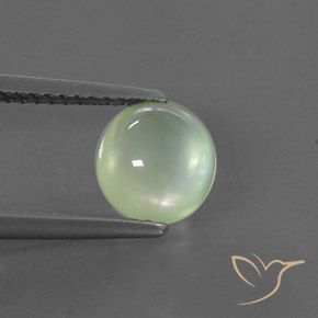 1.86ct Natural Yellow Green  Prehnite, Oval, Transparent/Translucent