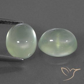 5.22 ct Oval Prehnite, 9 x 7.3 mm From South Africa, Photo A