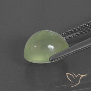 Prehnite Gemstone in 10 x 8 mm (calibrated) Size for Sale, Prehnite Stone in Yellow Green  Color