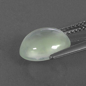 Prehnite Gemstone in 11 x 9 mm (calibrated) Size for Sale, Prehnite Stone in Green Color