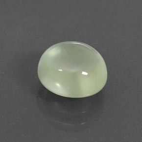 2.99 ct Green Prehnite Stone, Natural Prehnite in Round Cabochon Shape for Sale