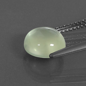 Prehnite Gemstone in 9 mm (calibrated) Size for Sale, Prehnite Stone in Green Color