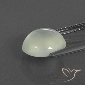Prehnite Gemstone in 9 x 9 mm (calibrated) Size for Sale, Prehnite Stone in Warm Light Green  Color