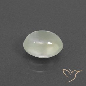 1.70 ct Green Prehnite Stone, Natural Prehnite in Oval Cabochon Shape for Sale