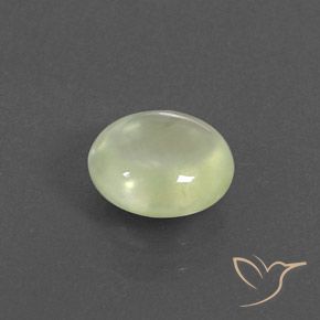 1.84 ct Green Prehnite Stone, Natural Prehnite in Oval Cabochon Shape for Sale