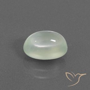 1.98 ct Green Prehnite Stone, Natural Prehnite in Oval Cabochon Shape for Sale