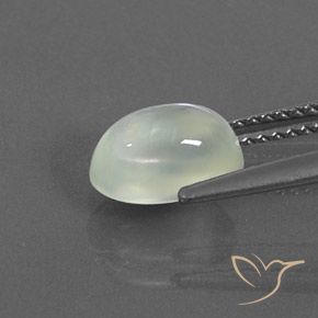 Prehnite Gemstone in 9 x 6 mm (calibrated) Size for Sale, Prehnite Stone in Light Green Color