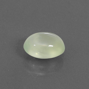 1.68 ct Green Prehnite Stone, Natural Prehnite in Oval Cabochon Shape for Sale
