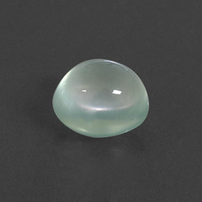 2.82 ct Green Prehnite Stone, Natural Prehnite in Oval Cabochon Shape for Sale