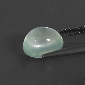 Prehnite Gemstone in 8.6 x 7.3 mm Size for Sale, Prehnite Stone in Green Color