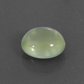 1.43 ct Green Prehnite Stone, Natural Prehnite in Oval Cabochon Shape for Sale