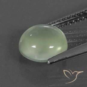Prehnite Gemstone in 7.5 mm (calibrated) Size for Sale, Prehnite Stone in Pale Green  Color