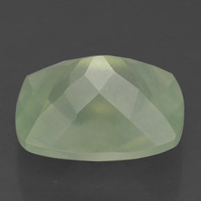 Prehnite Gemstone in 11.9 x 10 mm Size for Sale, Prehnite Stone in Green Color