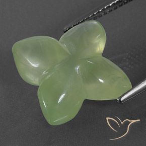 Prehnite Gemstone in 13 x 13 mm (calibrated) Size for Sale, Prehnite Stone in Yellow Green  Color
