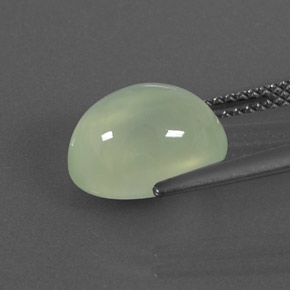 Prehnite Gemstone in 11 x 9 mm (calibrated) Size for Sale, Prehnite Stone in Green Color