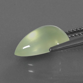 Prehnite Gemstone in 12.5 x 8.3 mm Size for Sale, Prehnite Stone in Yellow Green Color