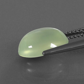 Prehnite Gemstone in 11 x 9 mm (calibrated) Size for Sale, Prehnite Stone in Green Color